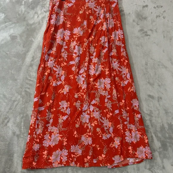 Free people retro love high waisted midi skirt - Picture 5 of 10